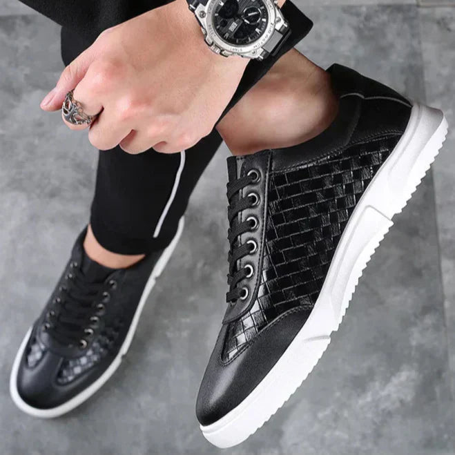 Bordeaux Woven Sneakers